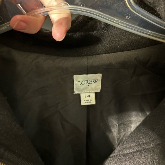 J.Crew Factory Wool Blend City Coat Womens Size 14 - Picture 6 of 6